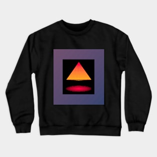 Glowing pyramid Crewneck Sweatshirt